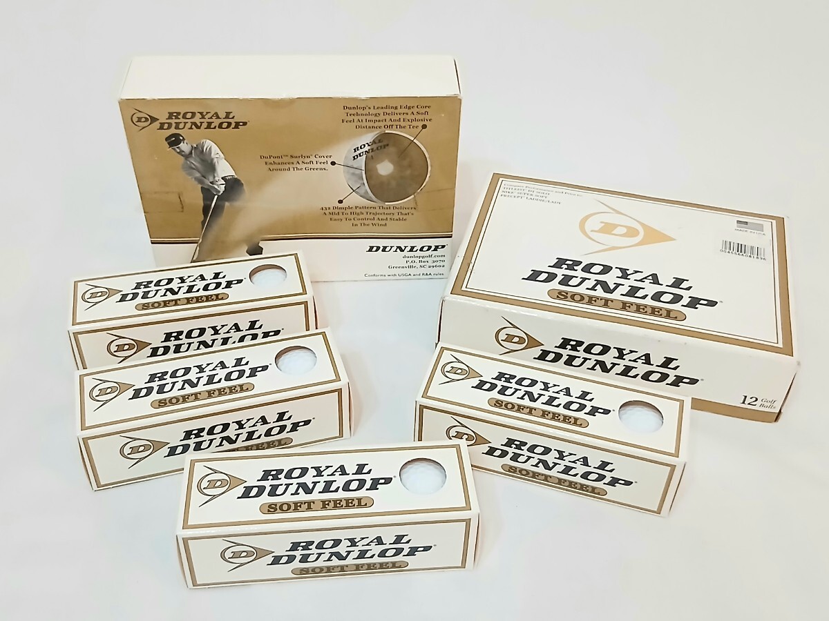 ROYAL DUNLOP SOFT FEEL ゴルフボール セット ゴルフ練習(xí) GOLF