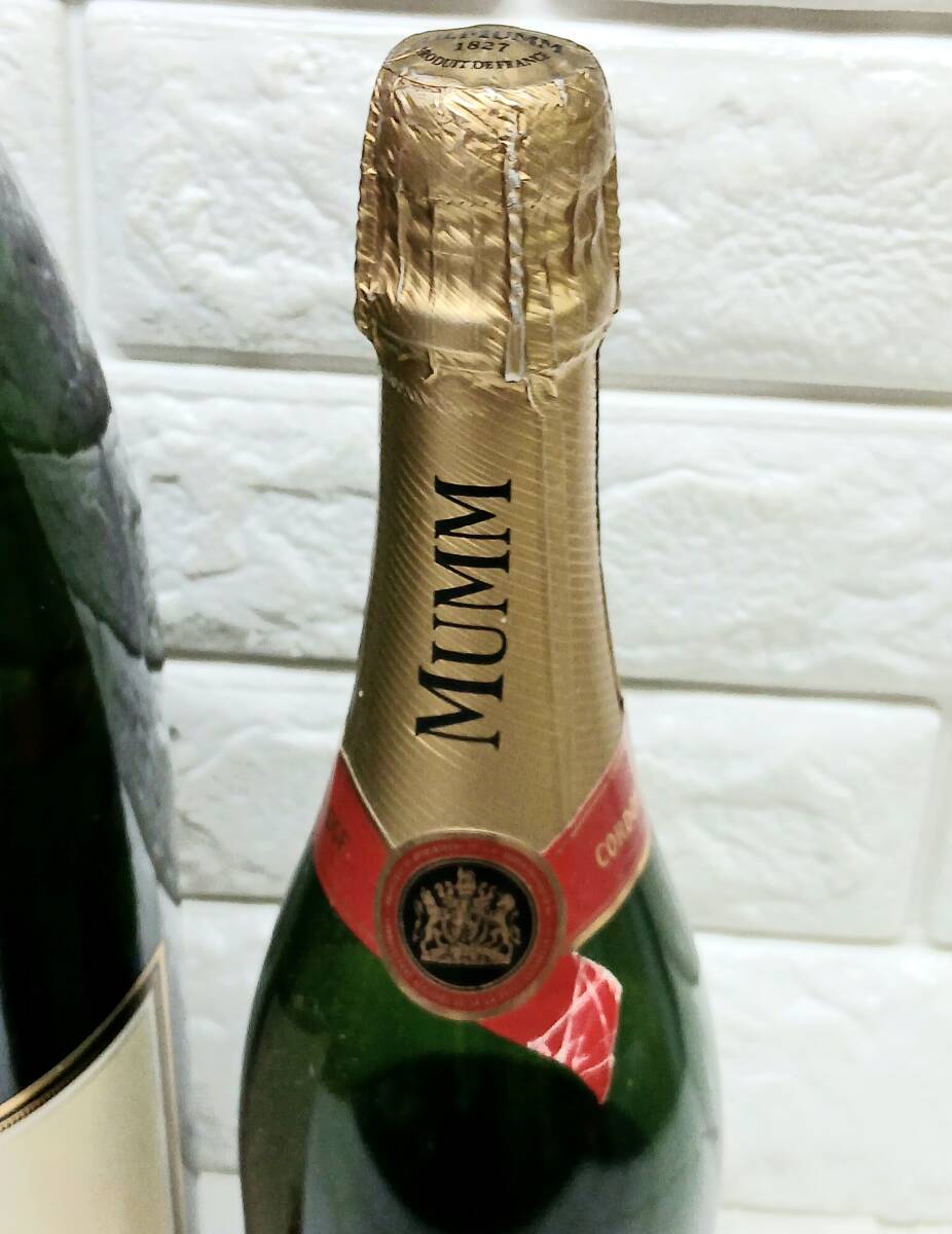 n138 非売品 ダミーボトル『G.H.MUMM』マム. コルドン ルージュ.ブリュット (マグナム 50cm 特大 3,000ml)(750ml) ディスプレイ用 空ボトル