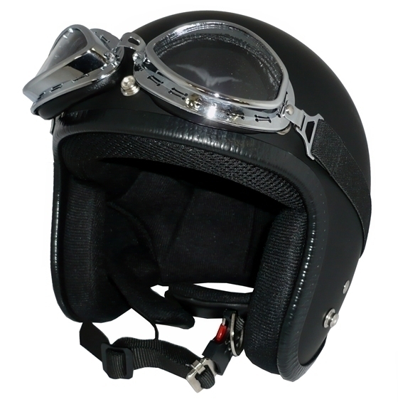 ZK-300 スモールジェット（マットブラック）裝飾ゴーグル付屬 SG公認(rèn) 全排気量可 サイズ調(diào)整S~L可能 內(nèi)裝を外して洗える！