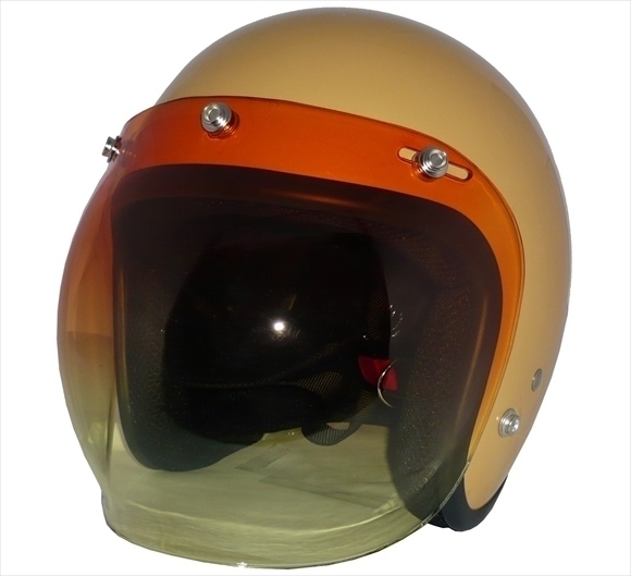 ZK-380 スモールジェット(ゴールド)+グラデアンバーシールド SG公認(rèn) 2點(diǎn)セット SG公認(rèn) 全排気量可 サイズ調(diào)整S~L可能 盜難防止金屬リング