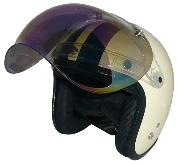 スモールジェット(アイボリ/ネイビ)+レインボー+フリップ SG公認 全排気量可 調(diào)整スポンジ付屬 內(nèi)裝を外して洗える！