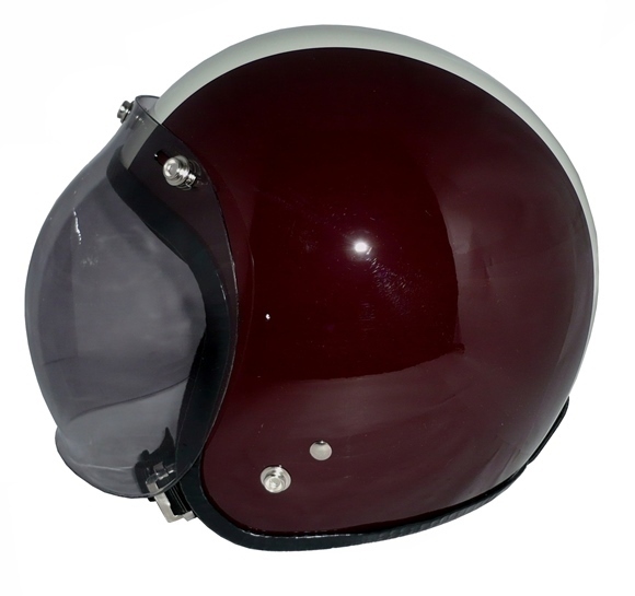 ZK-300 スモールジェット(ブラウン/アイボリ)+スモークシールド SG公認 全排気量可 サイズ調整S~L可能 內裝を外して洗える！