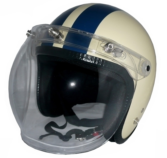 スモールジェット(アイボリ/ネイビ)+クリア+フリップ SG公認 全排気量可 調(diào)整スポンジ付屬 內(nèi)裝を外して洗える！