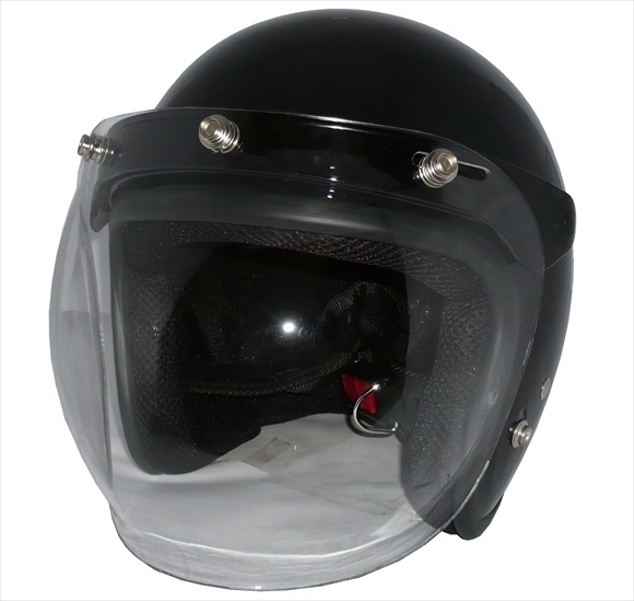 ZK-380 スモールジェット(メタリックブラック)+クリアー+フリップ 3點セット SG公認(rèn) 全排気量可 サイズ調(diào)整S~L可能 盜難防止金屬リング