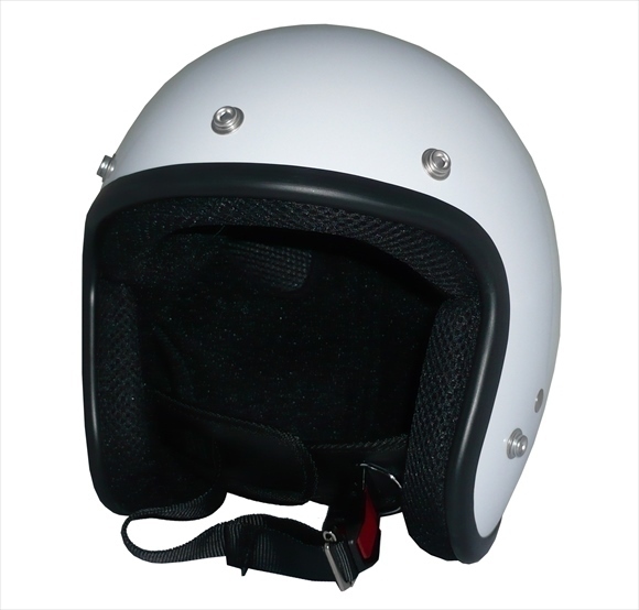 ZK-380 スモールジェット(パールホワイト) SG公認 全排気量可 サイズ調(diào)整S~L可能 盜難防止金屬リング 新基準強化バックル