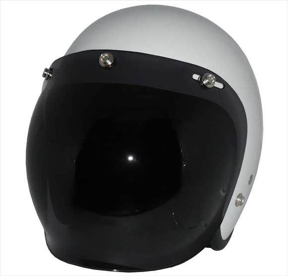 ZK-380 スモールジェット(パールホワイト)+ダークスモーク 2點(diǎn)セット SG公認(rèn) 全排気量可 サイズ調(diào)整S~L可能 盜難防止金屬リング