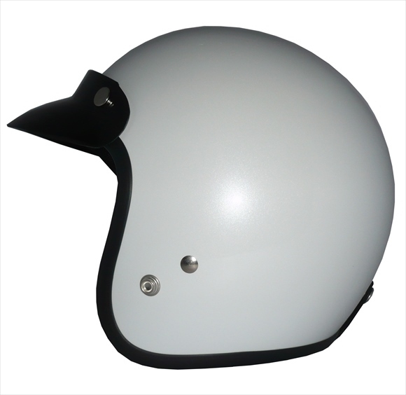 ZK-380 スモールジェット(パールホワイト) バイザー付き 2點(diǎn)セット SG公認(rèn) 全排気量可 サイズ調(diào)整S~L可能 盜難防止金屬リング