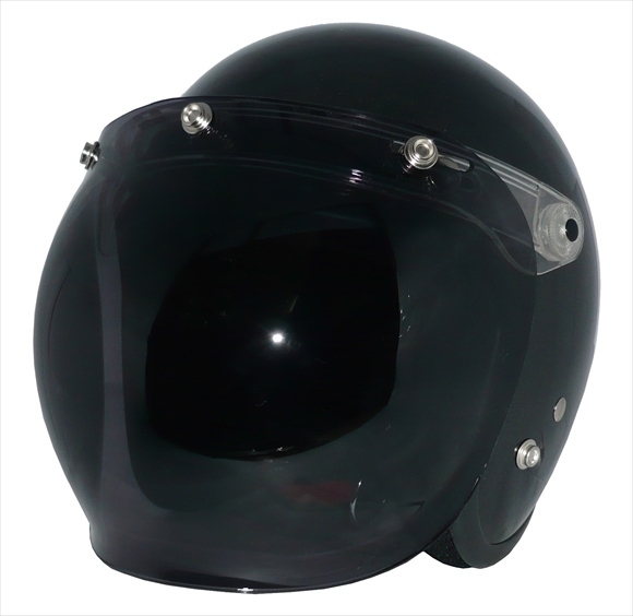 ZK-380 スモールジェット(ガンメタ)+ダークスモーク+フリップ 3點(diǎn)セット SG公認(rèn) 全排気量可 サイズ調(diào)整S~L可能 盜難防止金屬リング