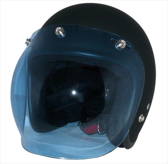 ZK-380 スモールジェット(マットブラック)+ブルーシールド 2點(diǎn)セット SG公認(rèn) 全排気量可 サイズ調(diào)整S~L可能 盜難防止金屬リング