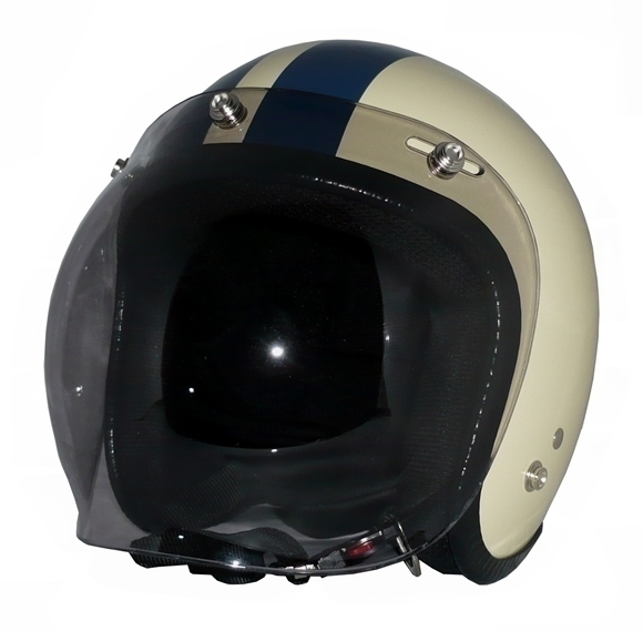 スモールジェット(アイボリ/ネイビ)+スモークシールド SG公認(rèn) 全排気量可 調(diào)整スポンジ付屬 內(nèi)裝を外して洗える！