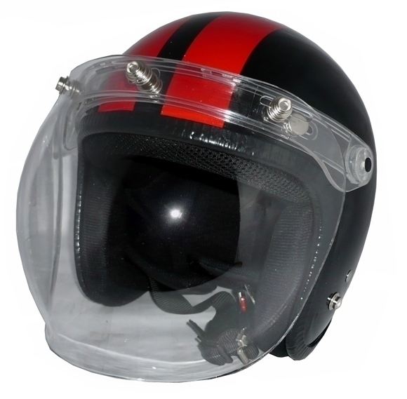 ZK-300 スモールジェット(ブラック/レッド）+クリア+フリップ SG公認 全排気量可 サイズ調(diào)整S~L可能 內(nèi)裝を外して洗える！