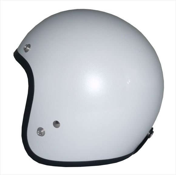 ZK-380 スモールジェット(パールホワイト) SG公認 全排気量可 サイズ調(diào)整S~L可能 盜難防止金屬リング 新基準強化バックル