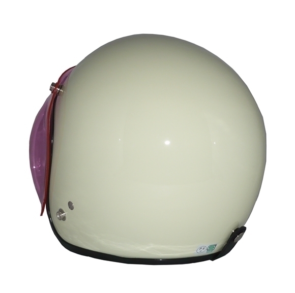 ZK-300 スモールジェット(アイボリー）+ピンク+フリップ SG公認(rèn) 全排気量可 サイズ調(diào)整S~L可能 內(nèi)裝を外して洗える！