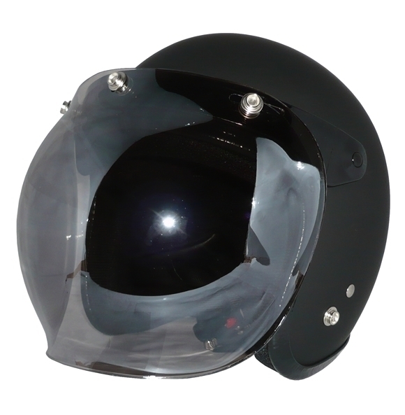 ZK-300 スモールジェット(マットブラック)+スモークミラー+フリップ SG公認 全排気量可 サイズ調(diào)整S~L可能 內(nèi)裝を外して洗える！