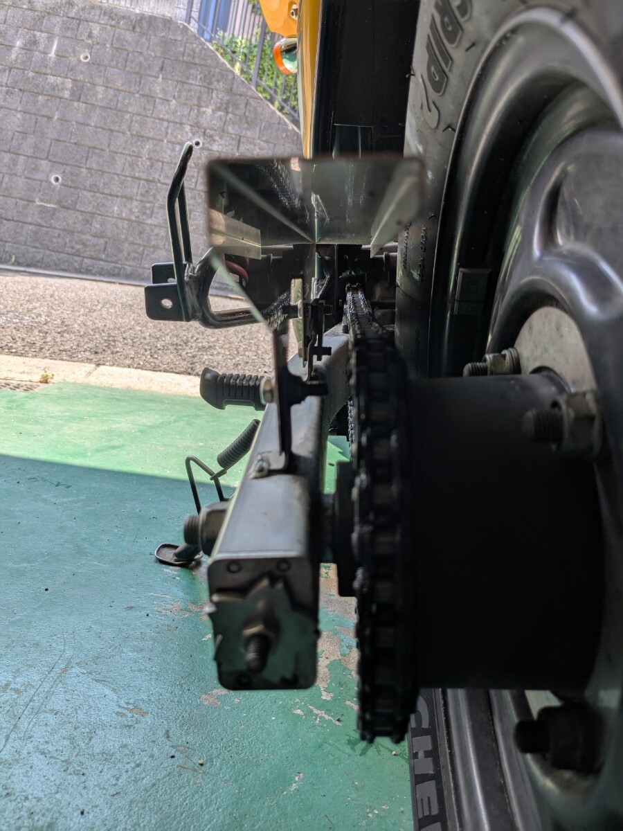 エイプ50　100 ステンレス製　チェンカバー チェーンケース_画像4