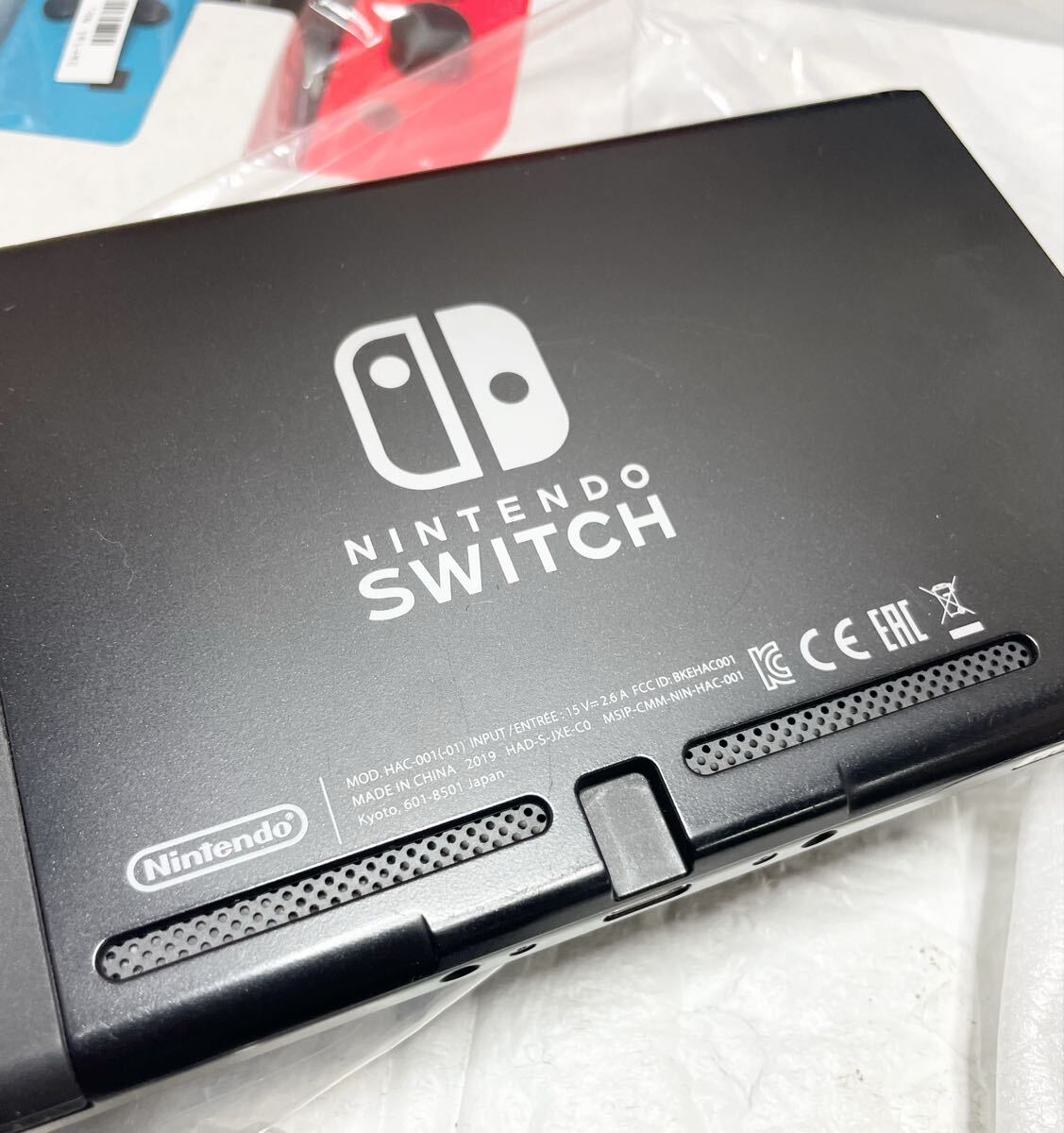 未使用 ?。?任天堂 NINTENDO SWITCH ニンテンドースイッチ HAC-001 本體セット C11
