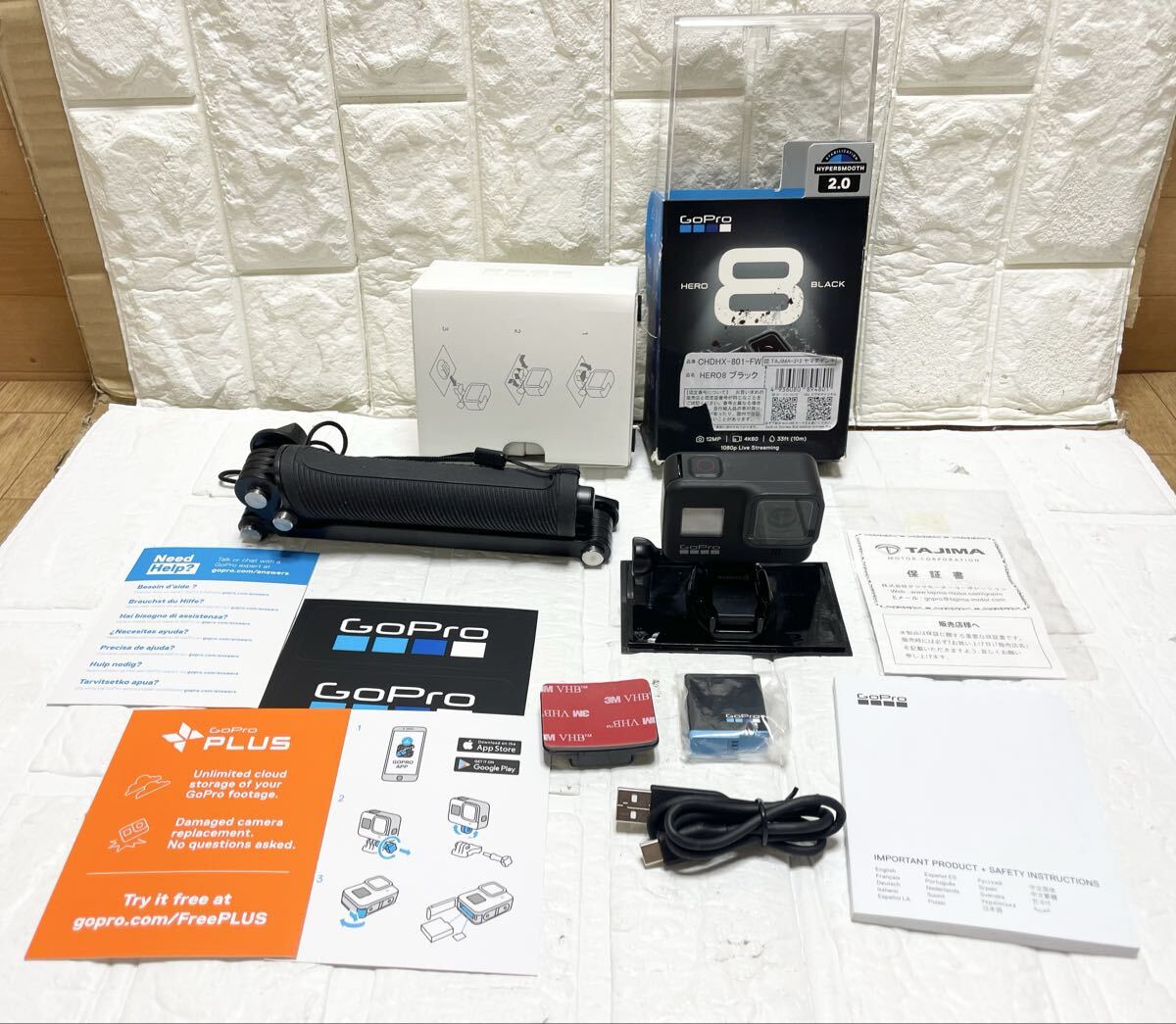 未使用 ??？ GoPro HERO8　ゴープロ　CHDHX-801-FW B3