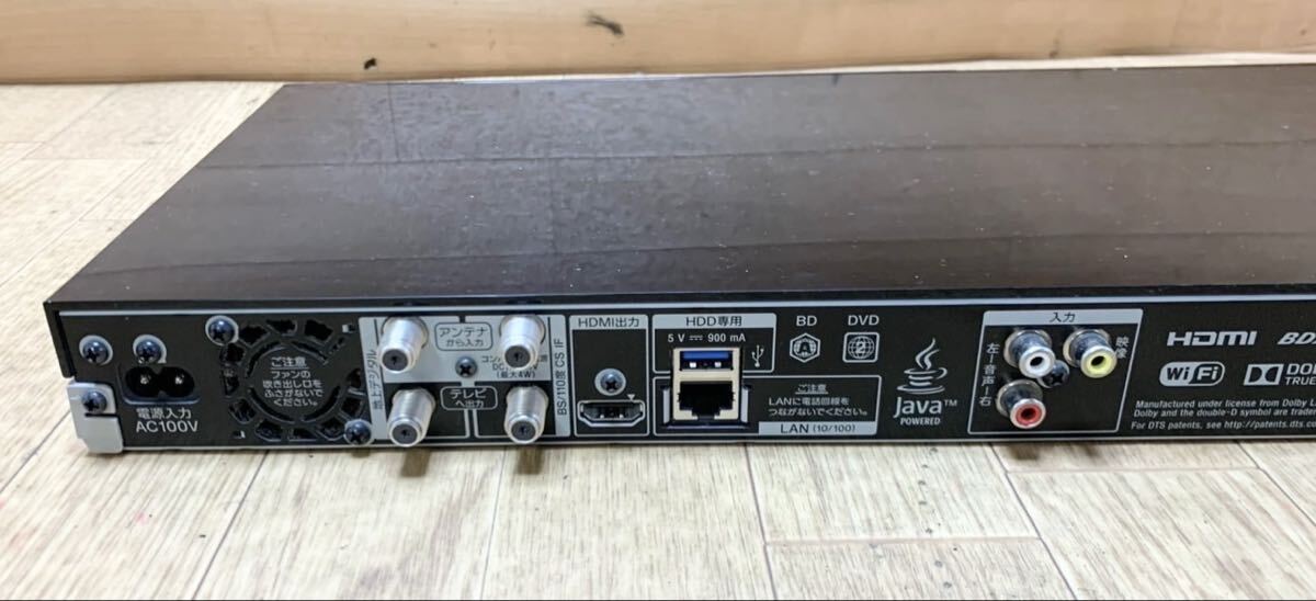 SONY ソニー BDZ-ZW1000 ブルーレイレコーダー 2番組同時(shí)録畫 リモコン B-CASカード アダプター 付き Z35