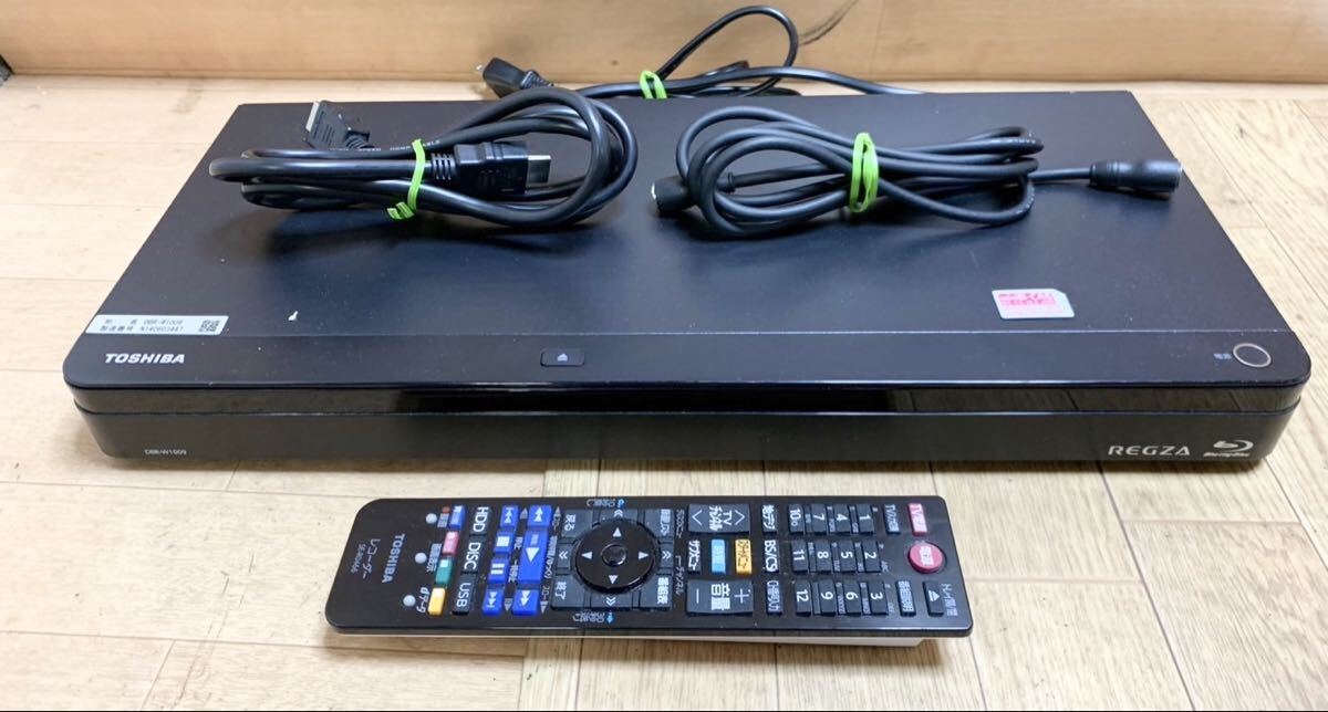 TOSHIBA REGZA 東芝 レグザ HDD&ブルーレイレコーダー DBR-W1009 2020年制 リモコン B-CAS 付き Z34