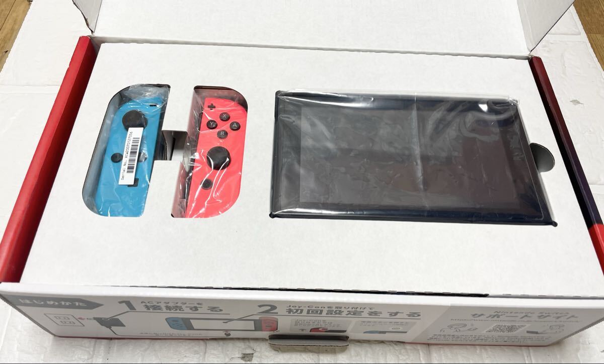 未使用 ??？ 任天堂 NINTENDO SWITCH ニンテンドースイッチ HAC-001 本體セット C11