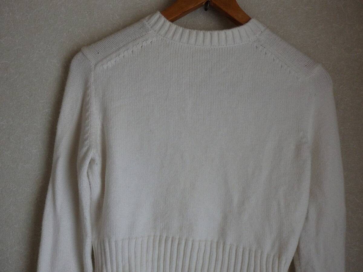 DAISY LIN ホワイトカーディガン 38サイズ 綿86％×ポリ14％ 中古美品 DAISY LIN レディス ニットカーディガン 日本制 