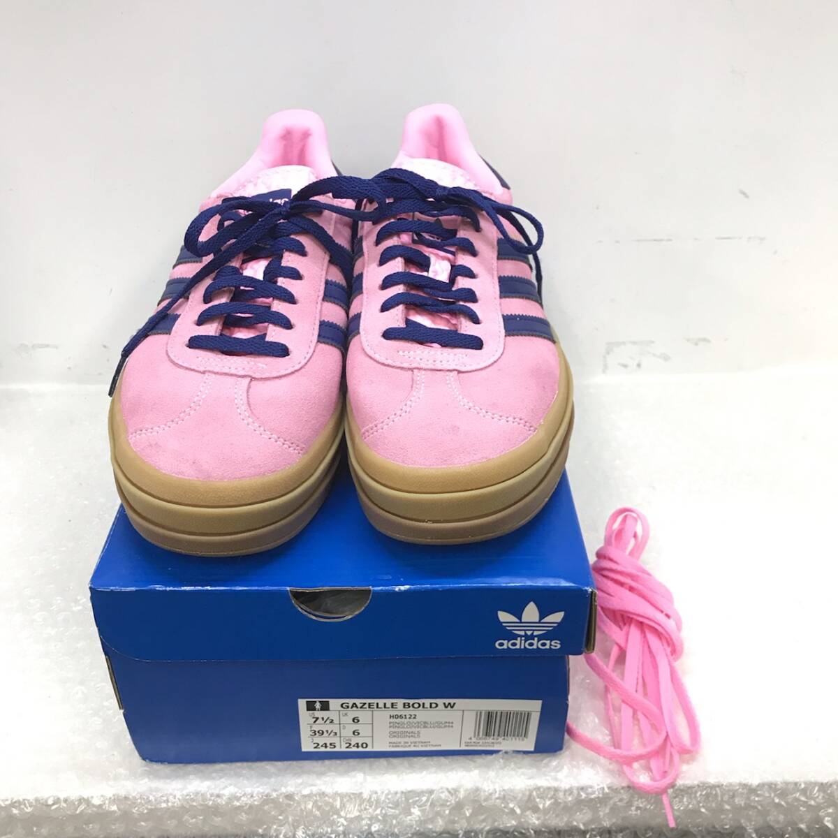 adidas originals アディダス オリジナルス GAZELLE BOLD ガゼル ボールド スエード スニーカー 24.5cm 250819SK060453