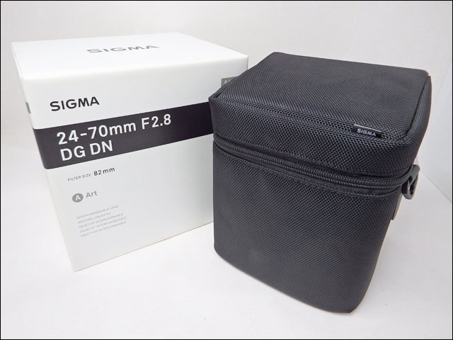 美品 SIGMA/シグマ◆24-70mm F2.8 DG DN/標(biāo)準(zhǔn)大口徑ズームレンズ◆Artズーム フルサイズ対応 防滴?防塵 α Eマウント系 冊(cè)子?元箱付
