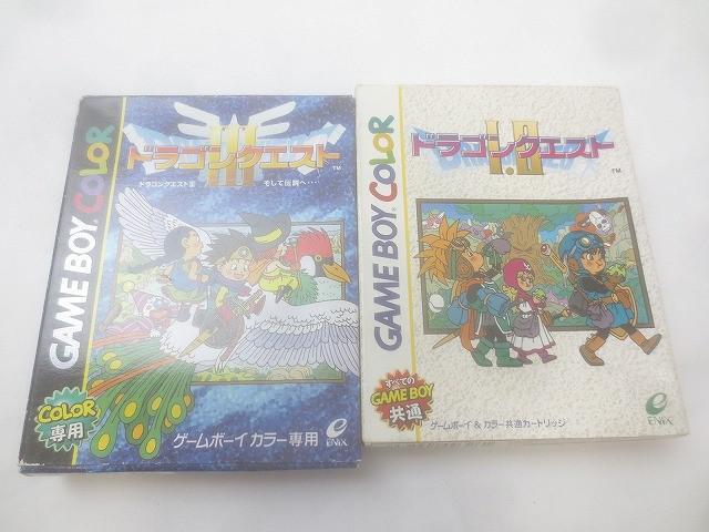 中古品 ゲーム ゲームボーイ ソフト 2點 ドラゴンクエスト I II III グッズセット