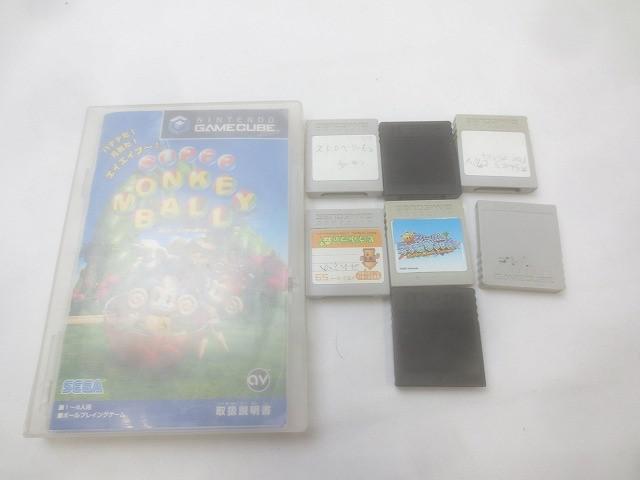 中古品 ゲーム ゲームキューブ ソフト スーパーモンキーボール 周辺機(jī)器 メモリーカード グッズセット