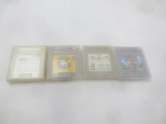 中古品 ゲーム ゲームボーイ ソフト 4點 GBメモリ ゼルダの伝説 夢をみる島 等 グッズセット
