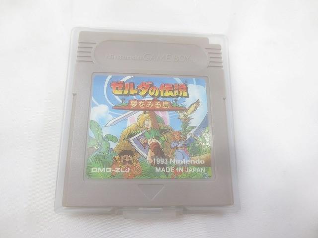 中古品 ゲーム ゲームボーイ ソフト 4點 GBメモリ ゼルダの伝説 夢をみる島 等 グッズセット