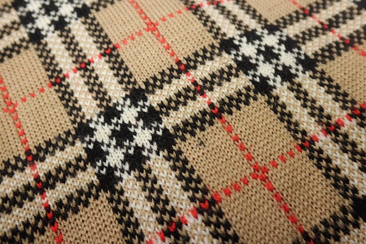 ■衣類17 レディース BURBERRY バーバリー ニット サイズМ■消費(fèi)稅0円