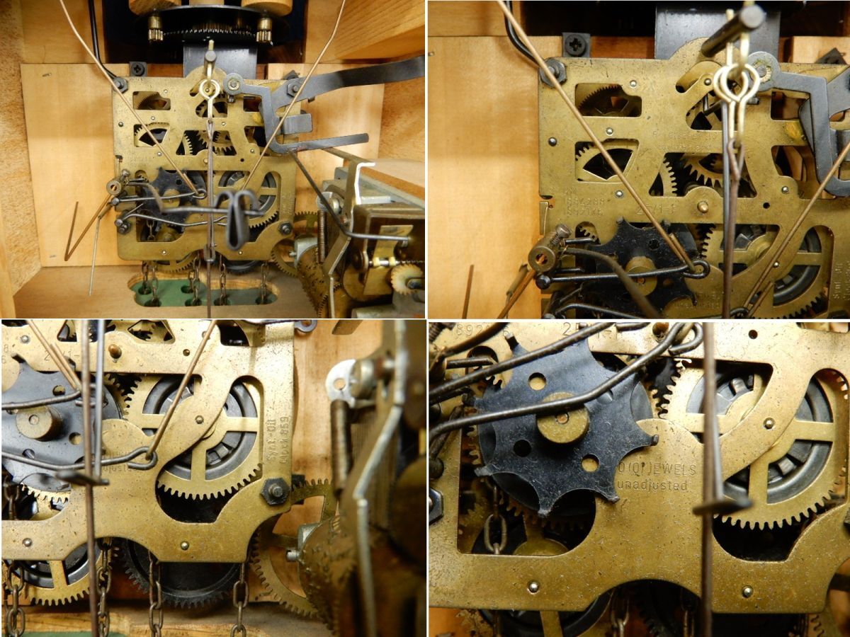 ★★古い鳩時計 SWISS MADE オルゴール付★ログハウス/スイス制/ジャンク品/消費稅0円