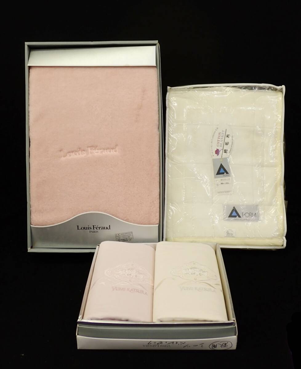 ◆寢具03 未使用 3點 綿毛布 シーツ/◆シングル/消費稅0円