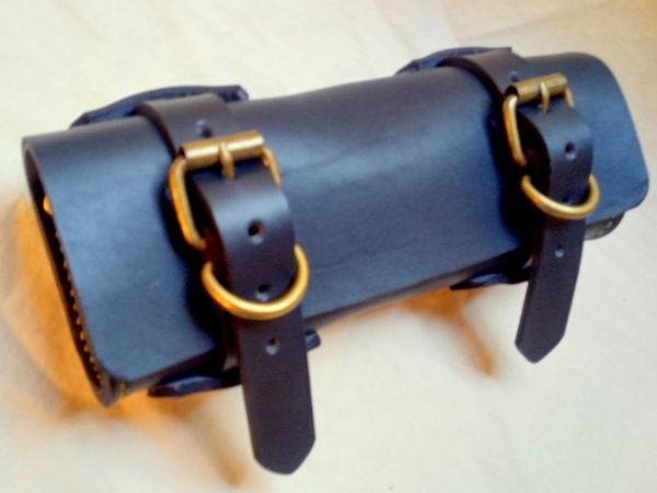 2.8mm厚姫路産ダークネイビーヌメ革ツールバッグG(訳あり