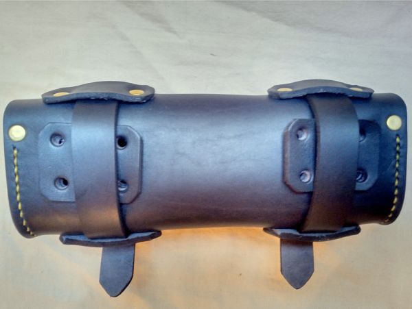 2.8mm厚姫路産ダークネイビーヌメ革ツールバッグG(訳あり