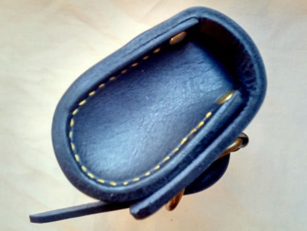 2.8mm厚姫路産ダークネイビーヌメ革ツールバッグG(訳あり