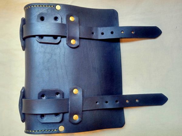 2.8mm厚姫路産ダークネイビーヌメ革ツールバッグG(訳あり