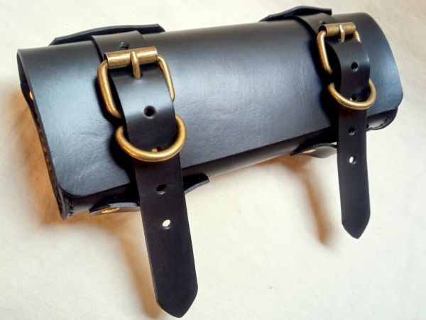 姫路産ブラックヌメ革ツールバッグG(訳あり