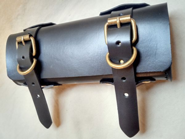 姫路産ブラックヌメ革ツールバッグG(訳あり