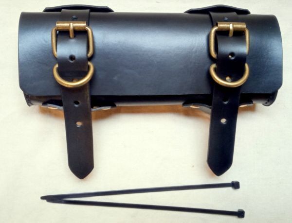 姫路産ブラックヌメ革ツールバッグG(訳あり