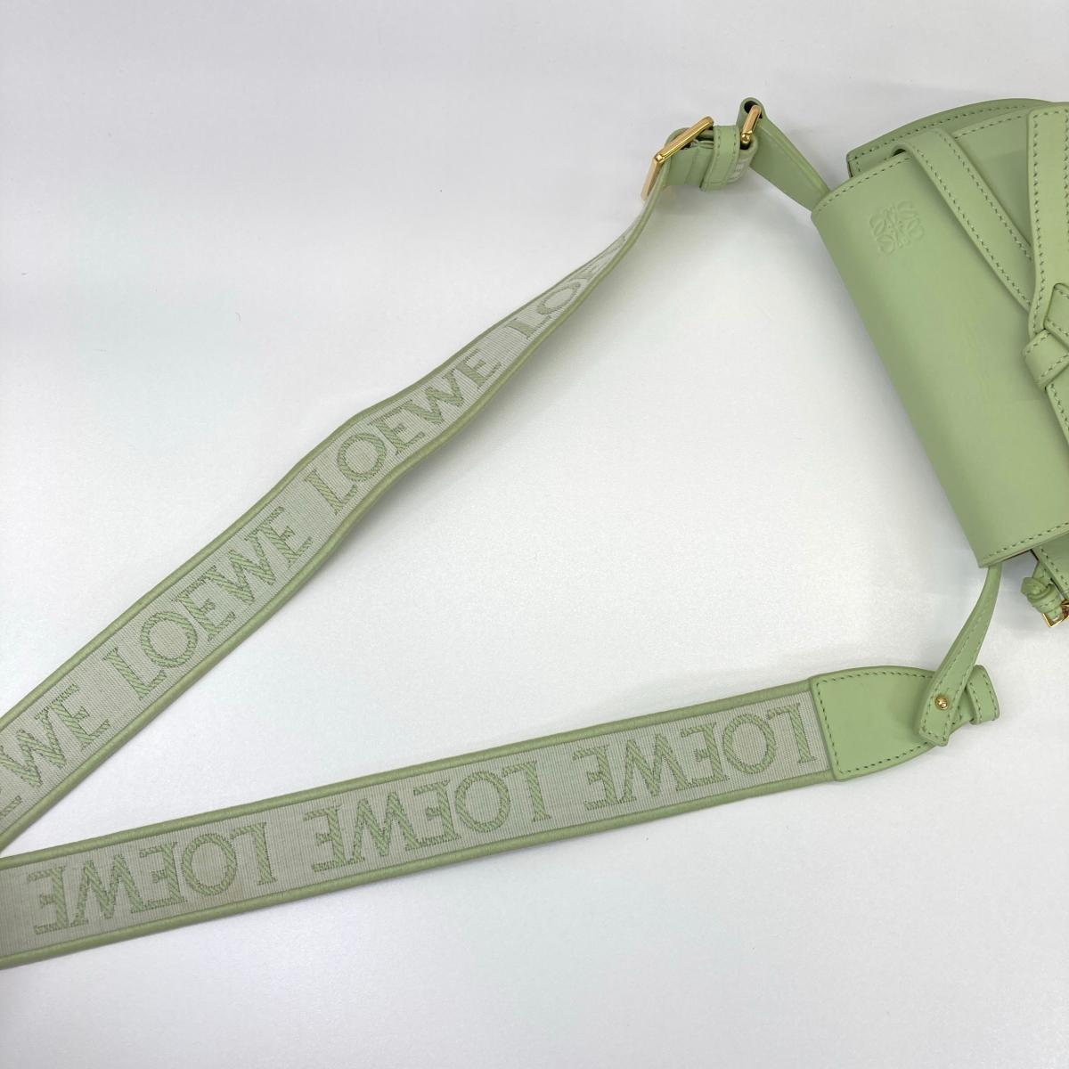 LOEWE （ロエベ） ゲート ミニ ショルダーバッグ バッグ グリーン 329.13.U62 used:B 【ROS】 【中古】