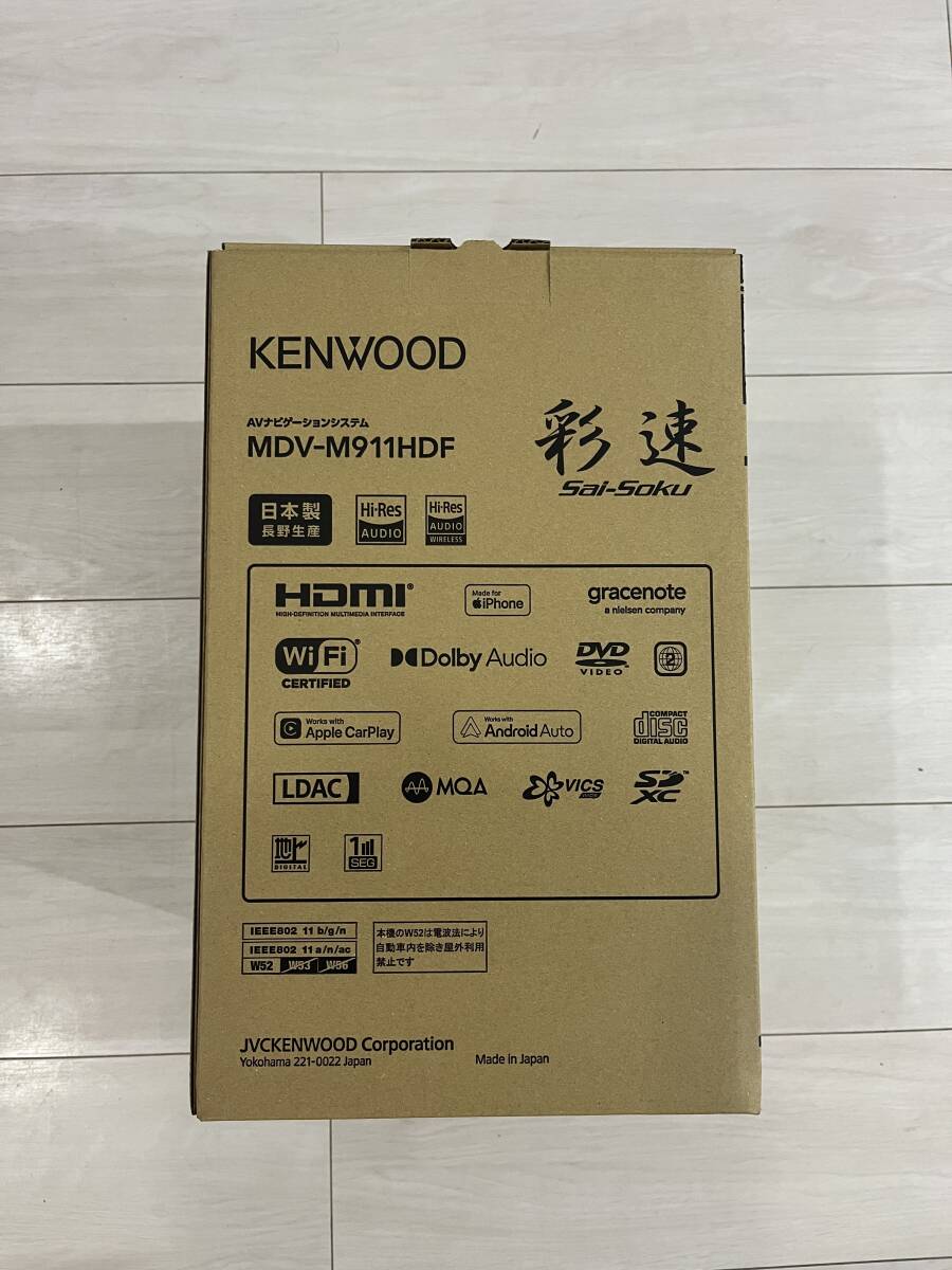 ☆新品?未開封 KENWOOD 9インチフローティングモニター 彩速 MDV-M911HDF☆