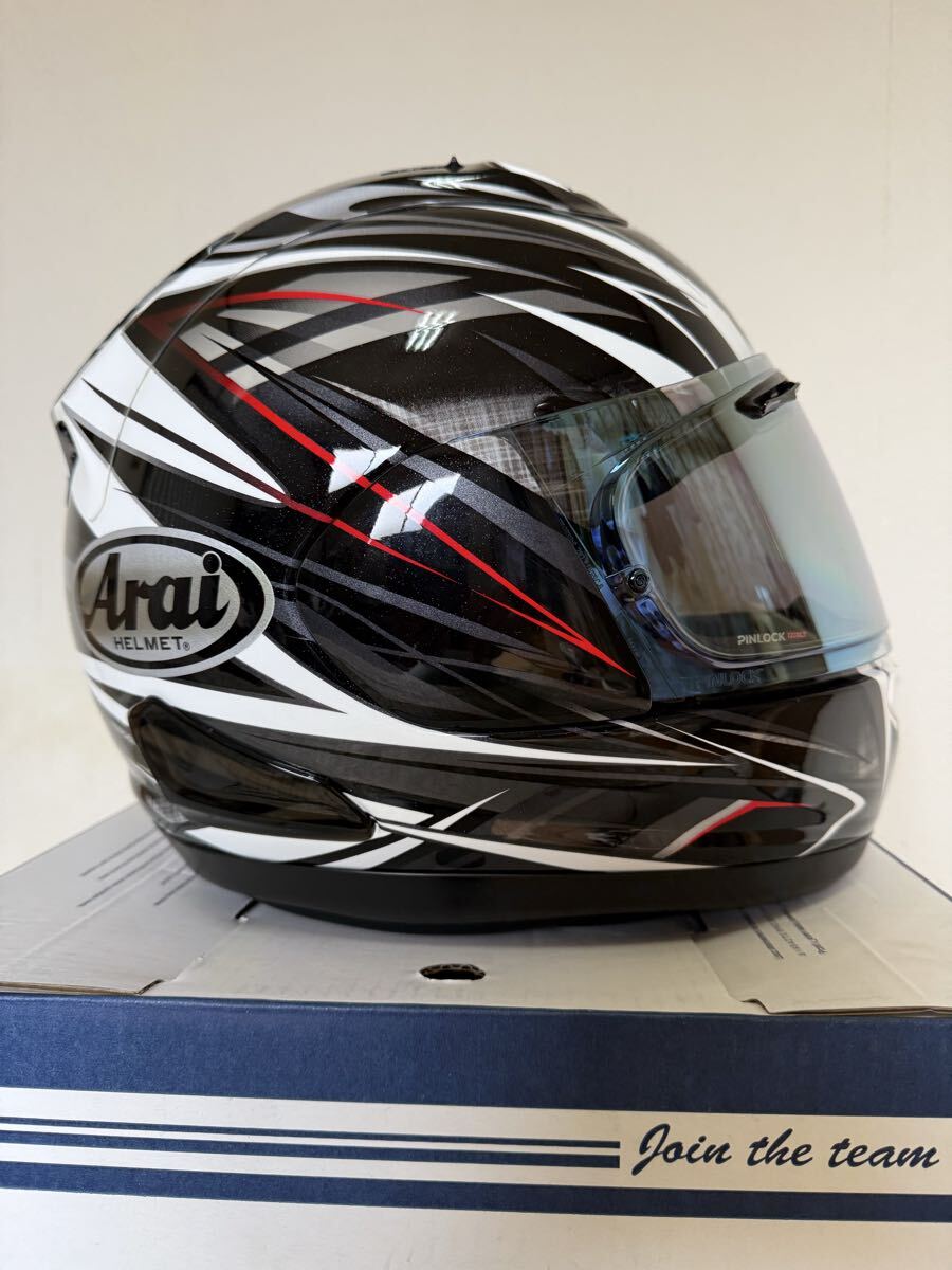 【美品】Arai アライ RX7-X RADICAL ラジカル ホワイト Lサイズ 59/60CM 