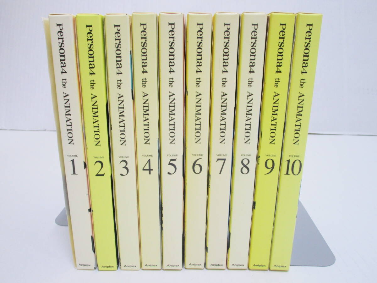 【帯有】DV-015◆ペルソナ4 Persona4 the ANIMATION 完全生産限定版 全10巻セット Blu-ray 中古品