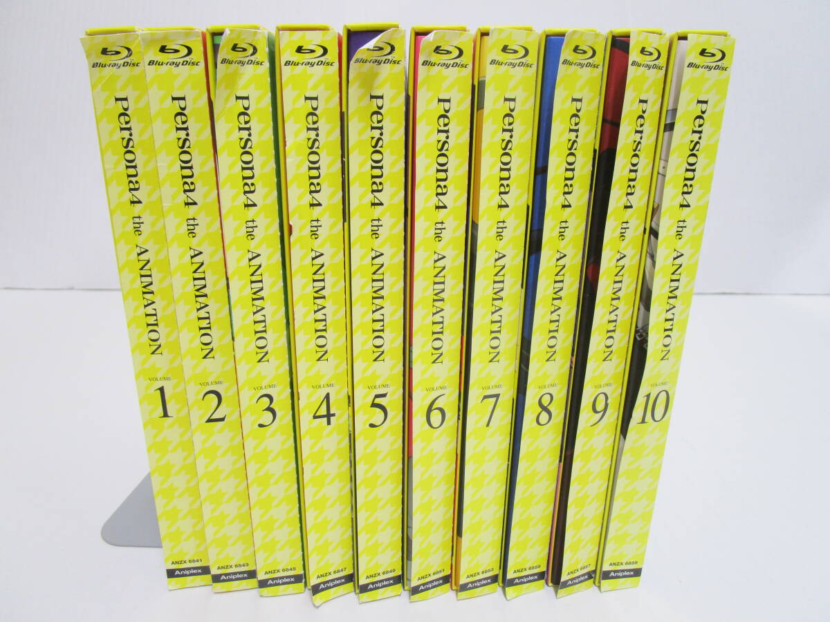 【帯有】DV-015◆ペルソナ4 Persona4 the ANIMATION 完全生産限定版 全10巻セット Blu-ray 中古品