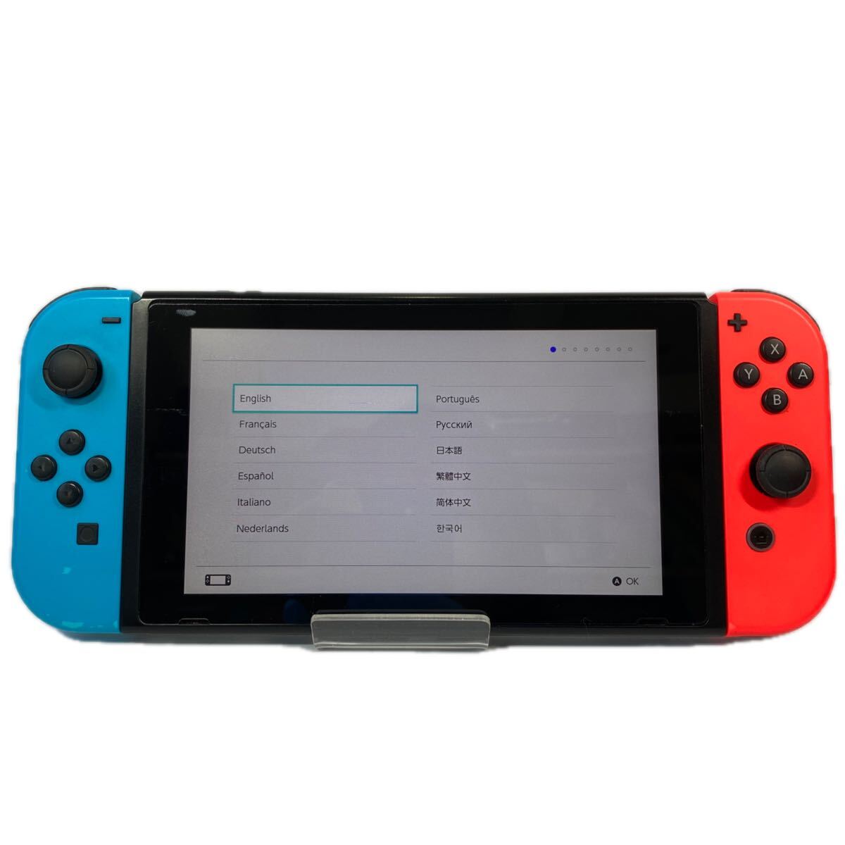 ジャンク品　 Nintendo　任天堂　Switch　スイッチ　ネオンブルー　ネオンレッド　旧型　HAC-001_画像9