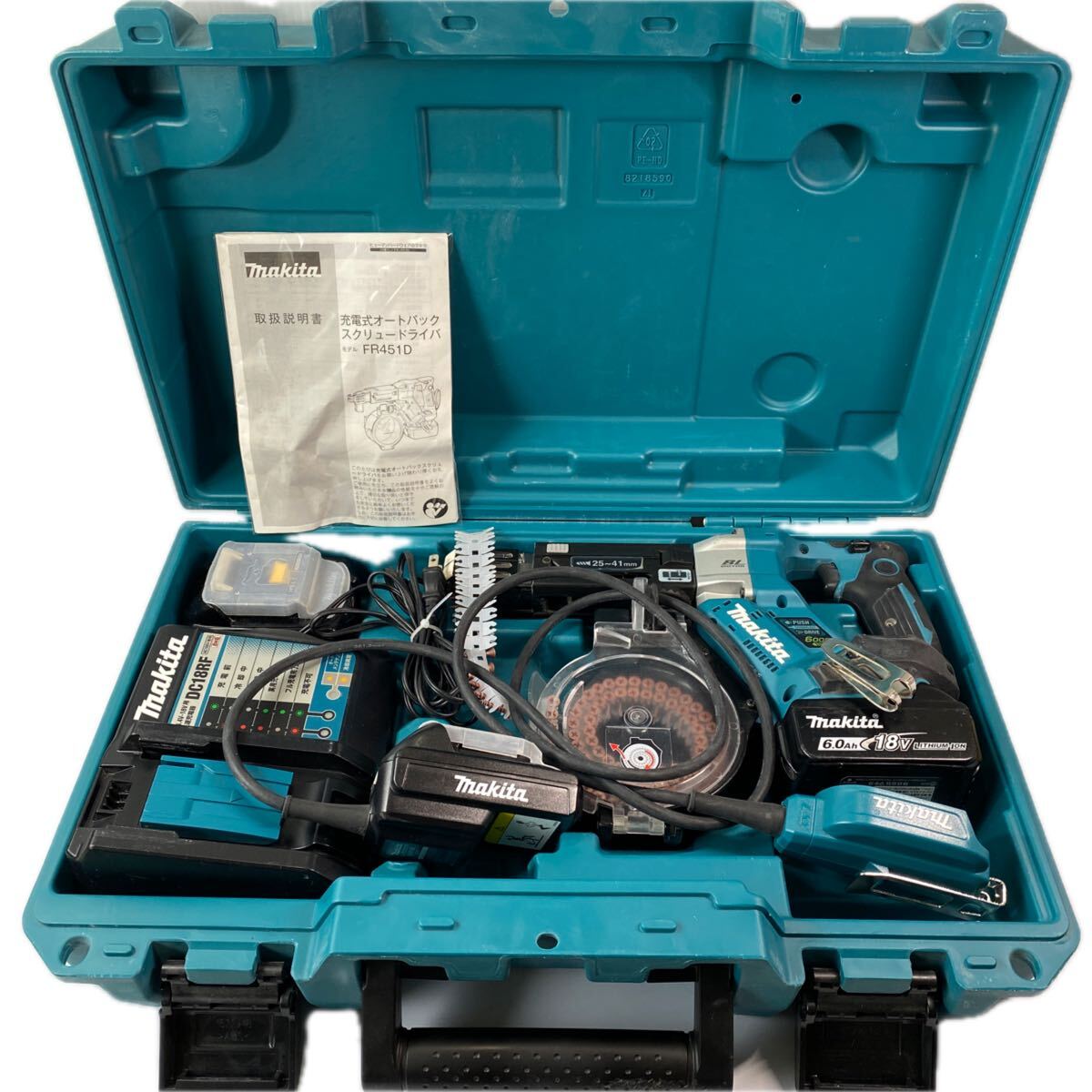 makita　マキタ　充電式　オートパック　スクリュードライバ　FR451DRGX_画像1