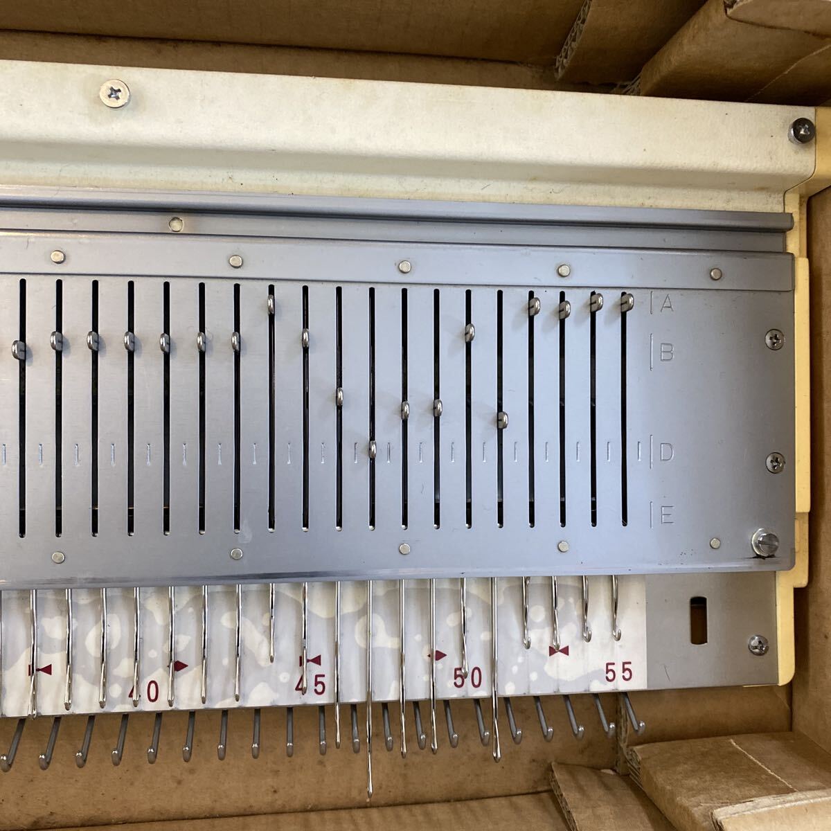 ジャンク品 ブラザー  編み機 ナイン KH-230_画像7