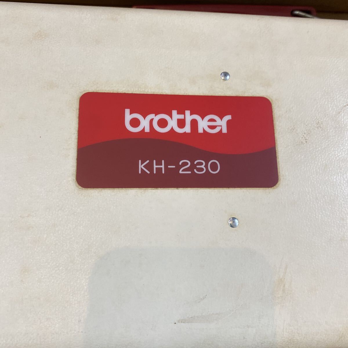ジャンク品 ブラザー  編み機 ナイン KH-230_画像9